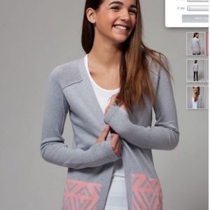 Ivivva cardigan with pockets Lululemon youth line